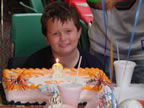 Conor Baird at his 8th birthday party