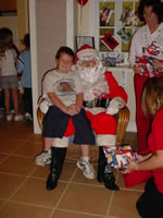 Conor with Santa 2004