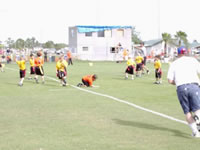 Conor Baird in Football game