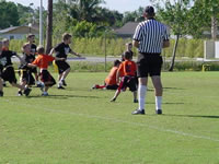 Conor Baird in Football game