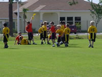 Conor Baird in Football game