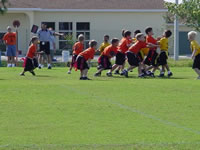 Conor Baird in Football game