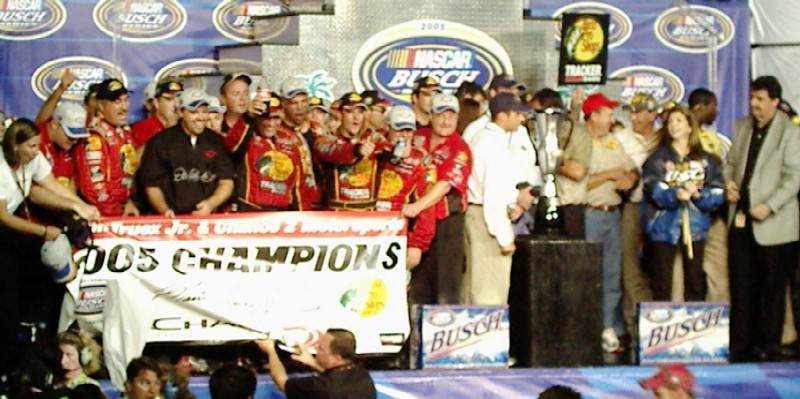 Martin Truex Jr. wins the Busch Series Championship