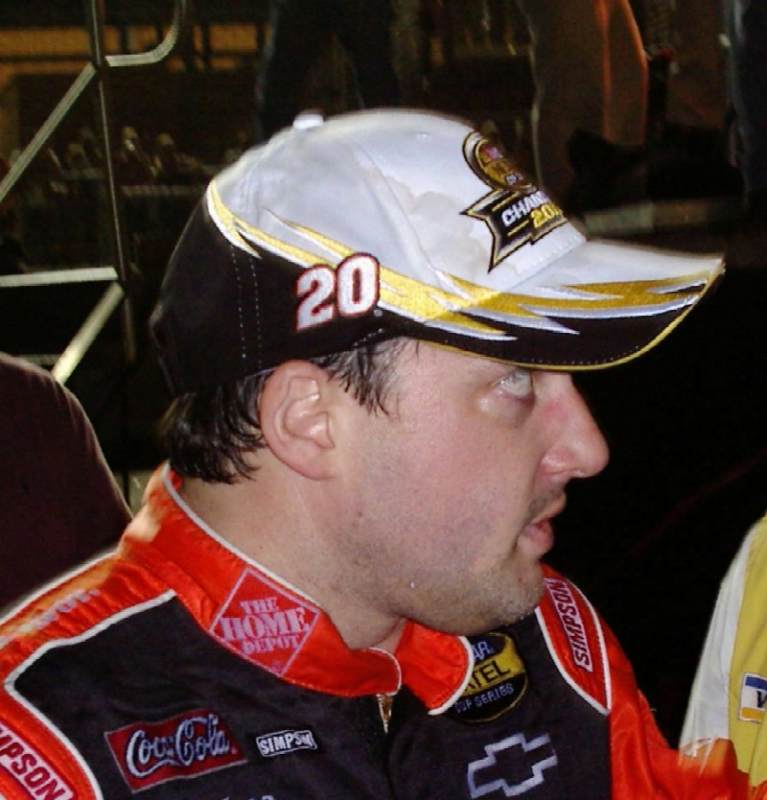 Close up of Tony Stewart