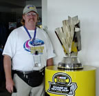 David Baird and the Nextel Cup trophy